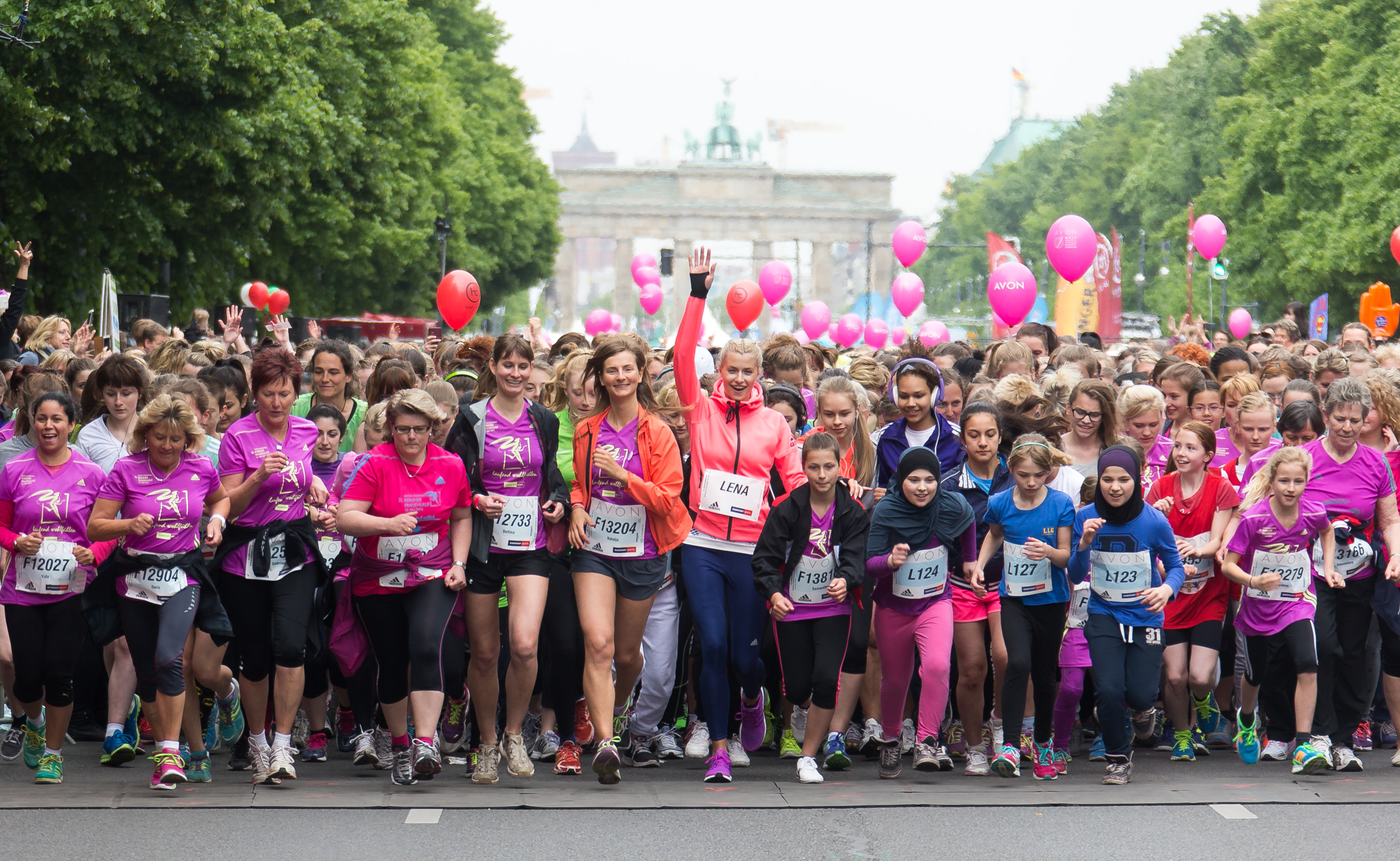 Siegerehrung AVON Running Berlin